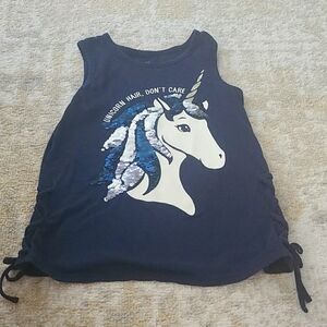 Girls Flip Sequins Unicorn Top By Justice Size 8